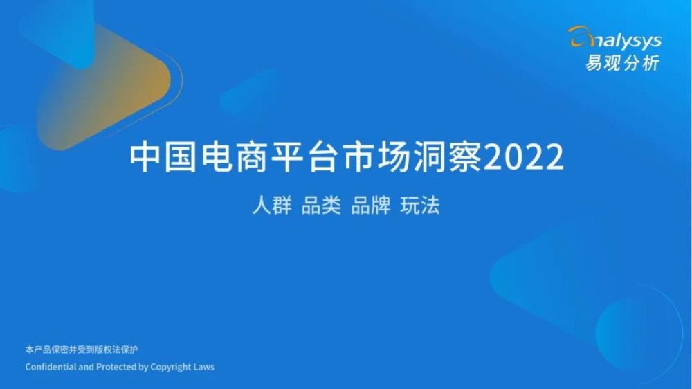 2022中国电商市场发展洞察报告