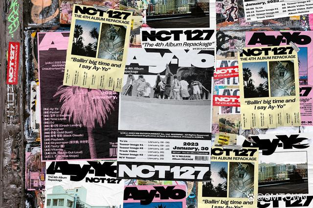 NCT 127将于1月30日携新专辑《Ay-Yo》回归，行程海报公开！